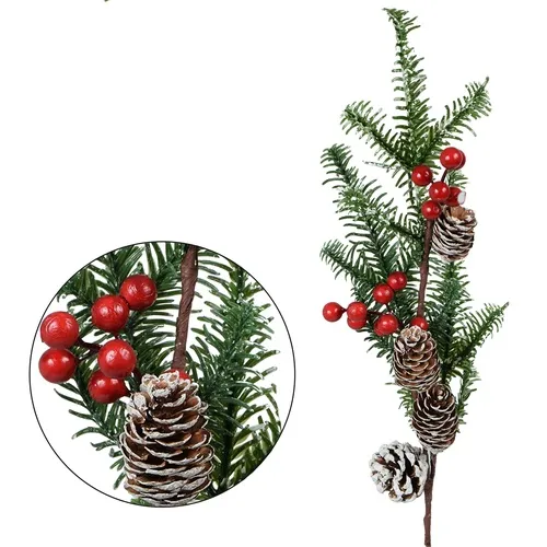 Vetva s loptičkami 68 cm X369