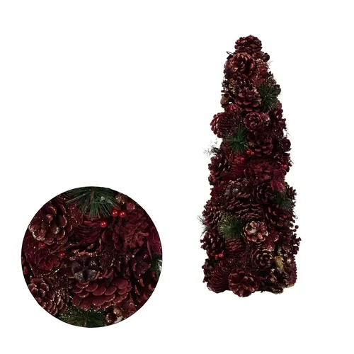 Pine cone Christmas tree 55 cm XT033