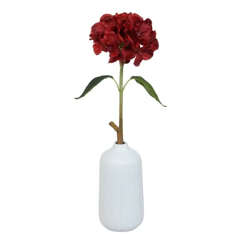 Pogumovaná hortenzia - vetvička 60 cm red GK096