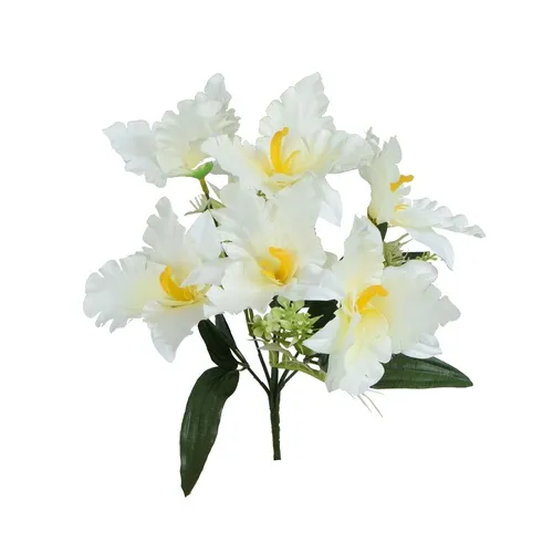 Orchidea – kytica 33 cm  white U984