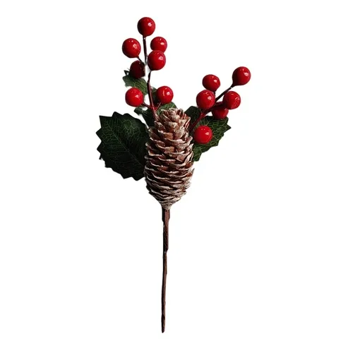 Vianočný šilt s loptičkami 24 cm X347