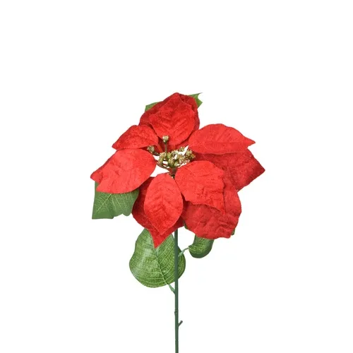 Vianočná hviezda - vetvička 65 cm red K312X