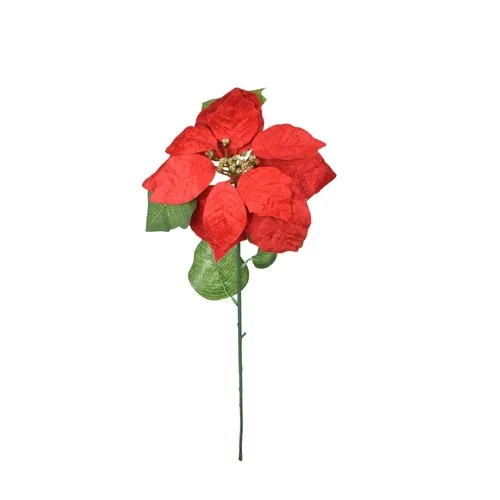 Vianočná hviezda - vetvička 65 cm red K312X