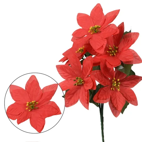 Vianočná ruža/Poinsettia  bouquet X403