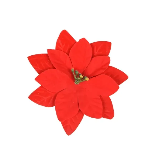 Vianočná hviezda red – hlava 6 ks 13 cm W433X