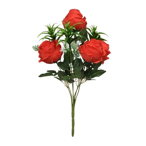 Ruža – kytica 45 cm red U911