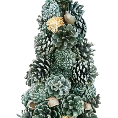 Stromček vianočny zo šišky 43 cm XT031