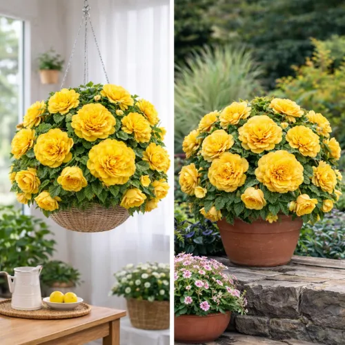 Begonia AmeriHybrid® Ruffled Yellow 2ks