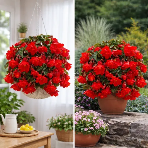Begonia Cascade Pendula Red