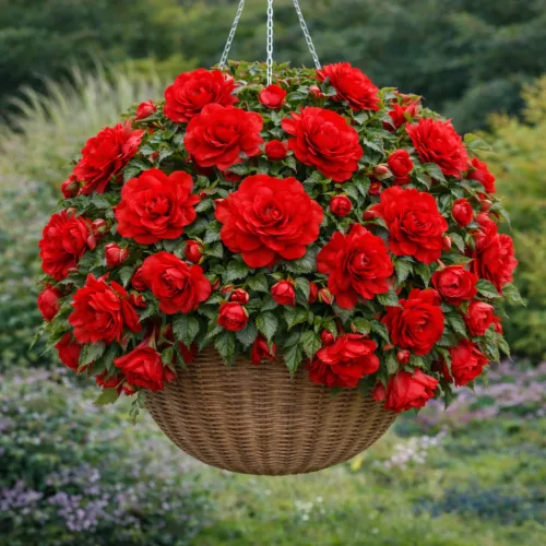 Begonia double Red – hľuza