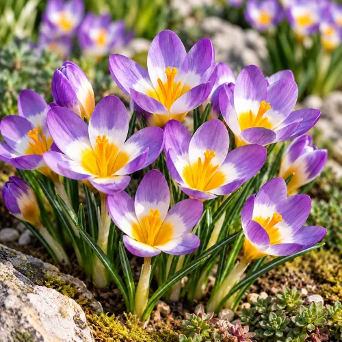 Krokus Tricolor – botanický trojfarebný krokus