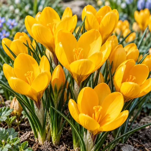 Krokus Yellow Giant – veľkokvetý žltý krokus