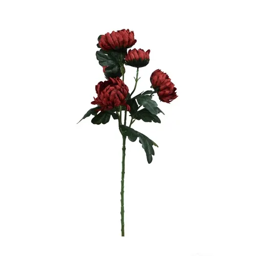 Chryzantéma – vetvička 56 cm Red GK281