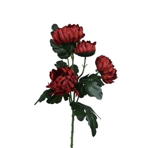 Chryzantéma – vetvička 56 cm Red GK281