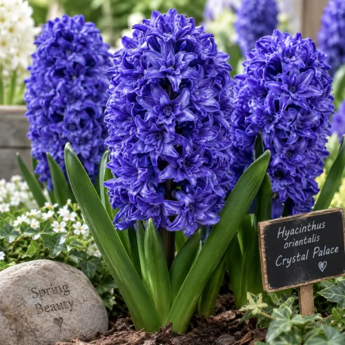 Hyacint Crystal Palace – plnokvetý fialovomodrý