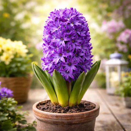  Hyacinth v kvetináči Purple Sensation 