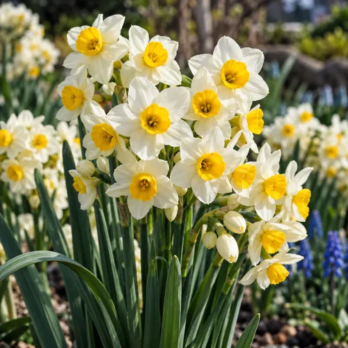 Narcis Avalanche – viackvetý bielo-žltý narcis