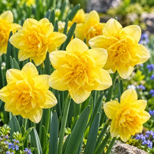 Narcis Dick Wilden – plnokvetý žltý narcis