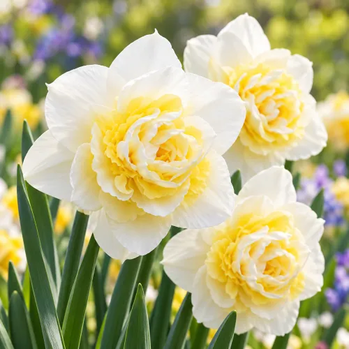 Narcis Doctor Witteveen – plnokvetý bielo-žltý narcis Narcis Doctor Witteveen – plnokvetý bielo-žltý narcis