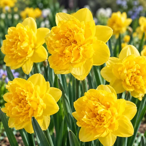 Narcis Eastertide – plnokvetý zlatožltý narcis