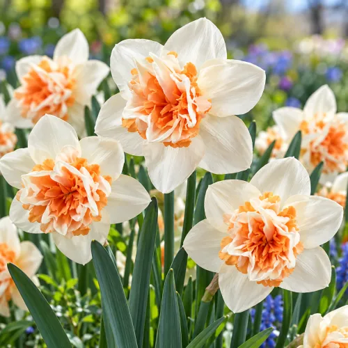 Narcis Extravaganza – plnokvetý bielo-lososový narcis Narcis Extravaganza – plnokvetý bielo-lososový narcis