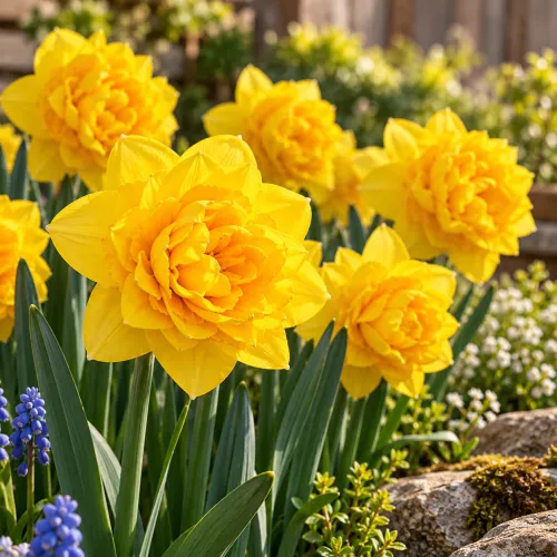 Narcis Heamoor – plnokvetý sýtožltý narcis Narcis Heamoor – plnokvetý sýtožltý narcis