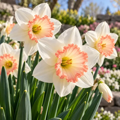 Narcis Pink Charm – veľkokorunný bielo-ružový narcis Narcis Pink Charm – veľkokorunný bielo-ružový narcis