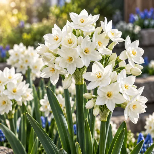 Narcis Ziva – viackvetý biely voňavý narcis Narcis Ziva – viackvetý biely voňavý narcis