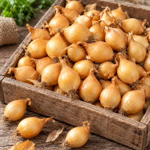 Sadbová cibuľa Senshyu Yellow 250 g – jesenná výsadba Sadbová cibuľa Senshyu Yellow 250 g – jesenná výsadba