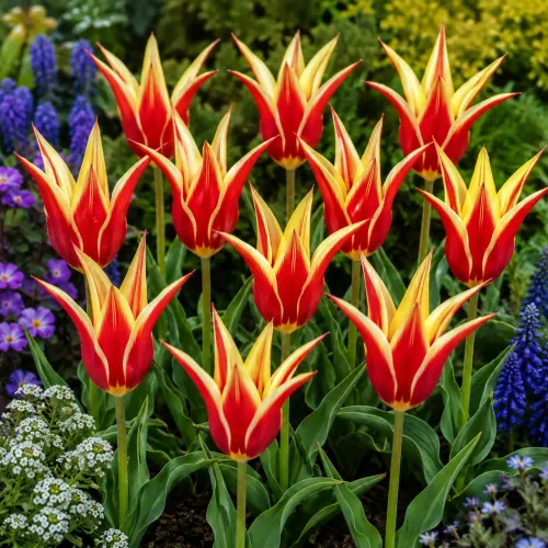 Tulipán Alladin – červeno-žltý ľaliokvetý