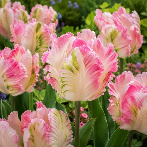 Tulipán Cabanna – ružovo-krémový papagájovitý