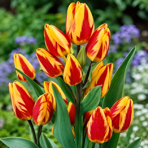Tulipán Color Spectacle – žlto-červený viackvetý