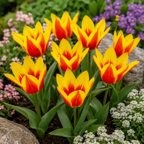 Tulipán Giuseppe Verdi – žlto-červený Kaufmanniana Tulipán Giuseppe Verdi – žlto-červený Kaufmanniana