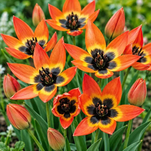 Tulipán Little Princess – oranžový botanický