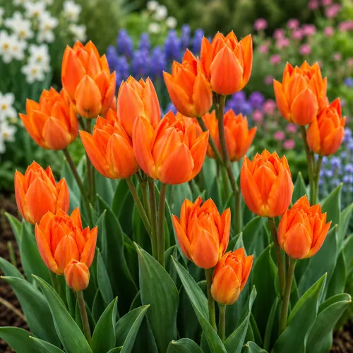 Tulipán Orange Toronto – oranžový viackvetý Tulipán Orange Toronto – oranžový viackvetý