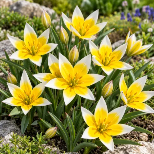 Tulipán Tarda – žlto-biely botanický tulipán Tulipán Tarda – žlto-biely botanický tulipán
