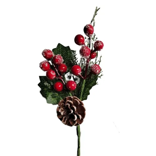 Vianočný šilt s borovicovou šiškou 25 cm X385